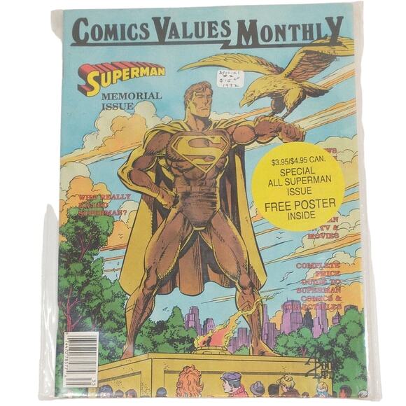 Comics Value Monthly Superman Memorial Issue with Poster 1992 Special #2 - Picture 5 of 5